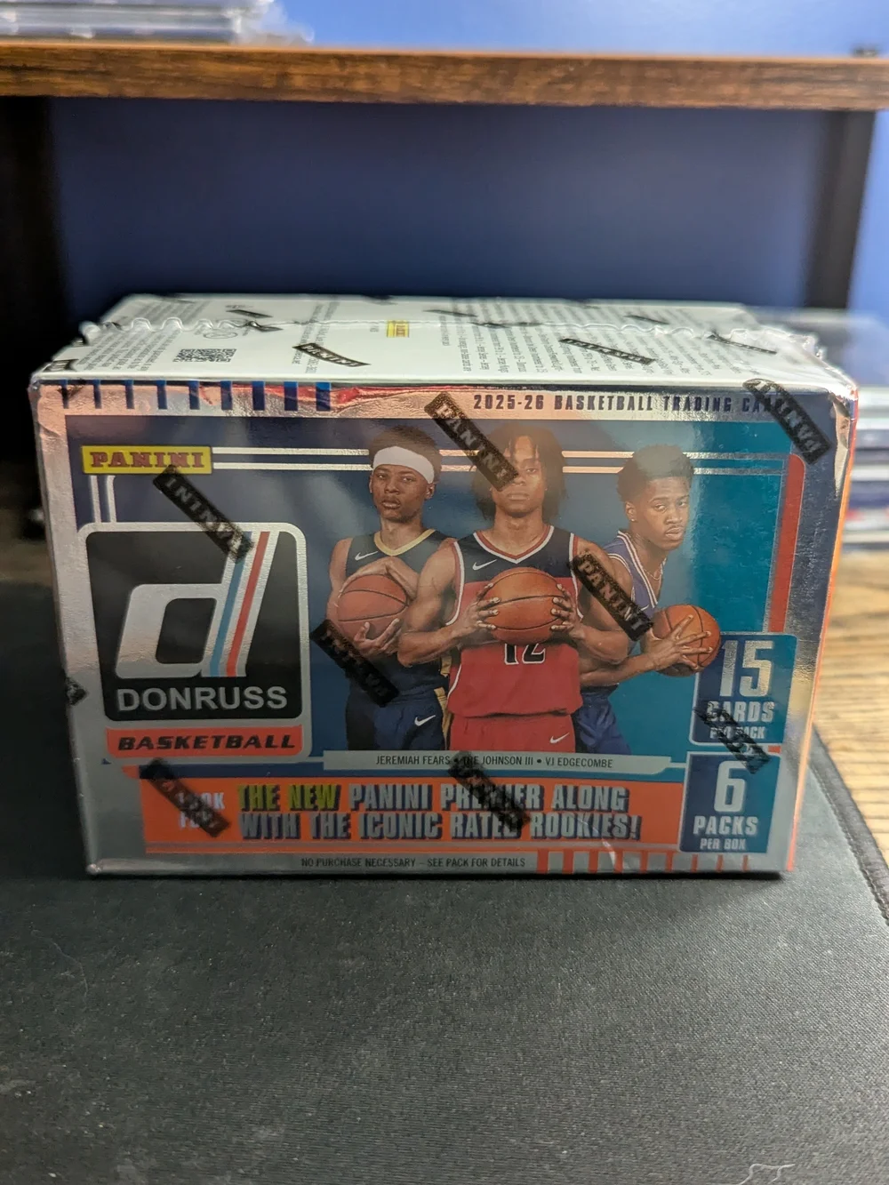 Panini Basketball Trading Card Box - Blue/Orange/Silver